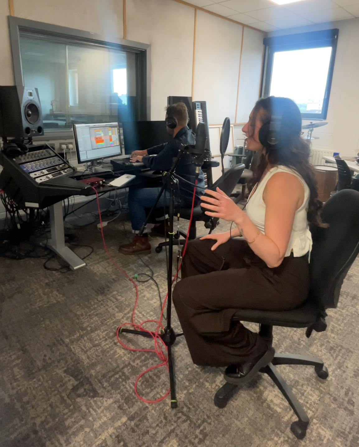 Charly Ponziani & Gregory Ferguson studio session