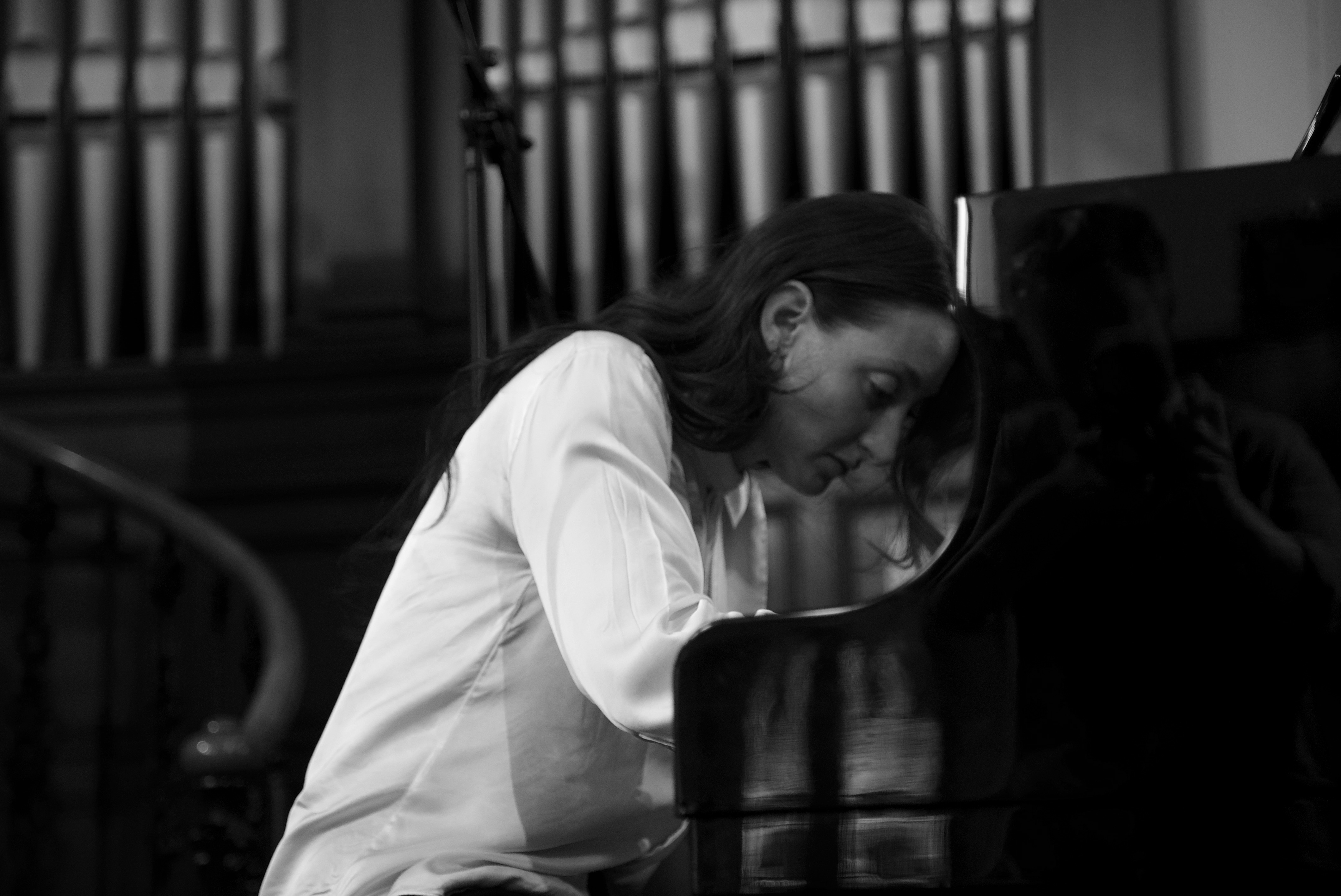 Charly Ponziani recording La Luce di Mezzo
