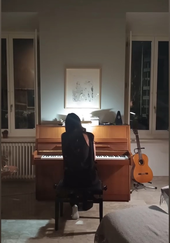 Charly Ponziani at the piano